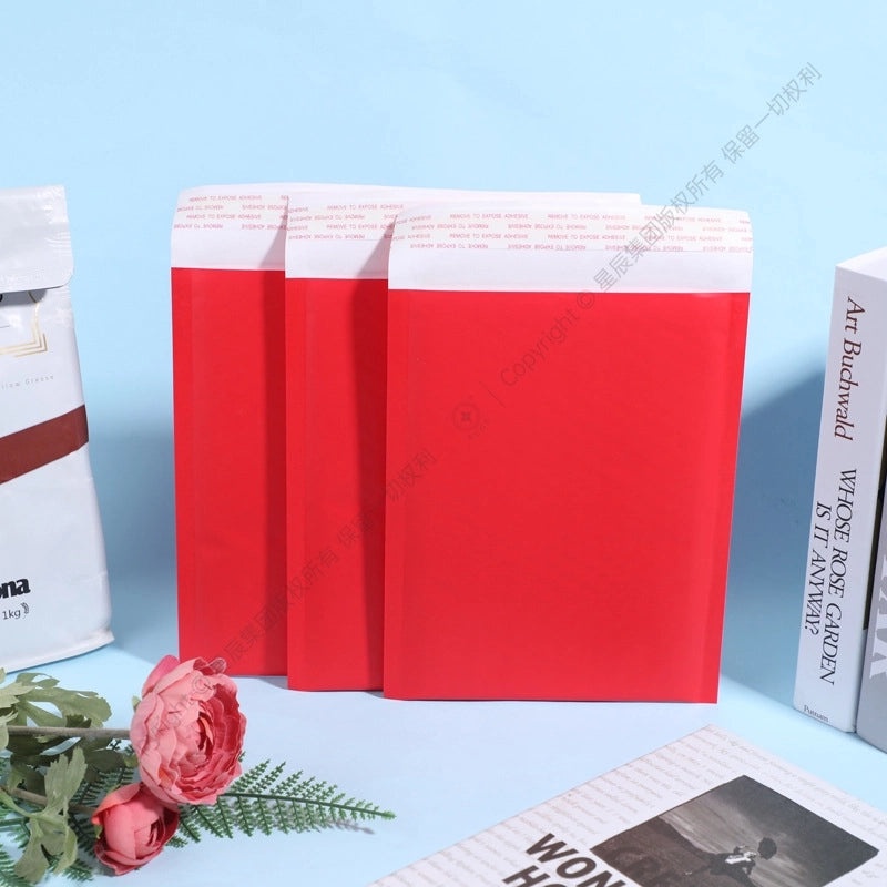 Simple Solid Color Kraft Paper Envelope Pouch|Bags & Accessories