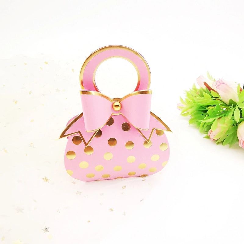 Christmas Polka Dot Bow Knot Gift Bags for Party & Holiday Wrapping Supplies|Gift Wrap & Packaging