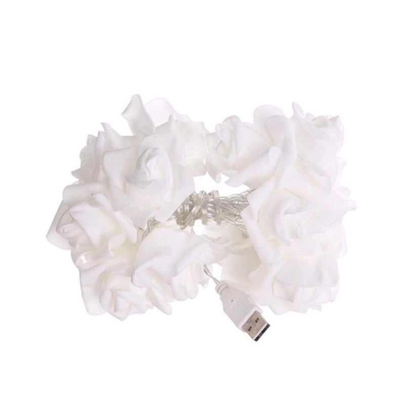 Romantic Rose Pearl Wedding Party String Lights 1 Piece|Home Decor Lighting