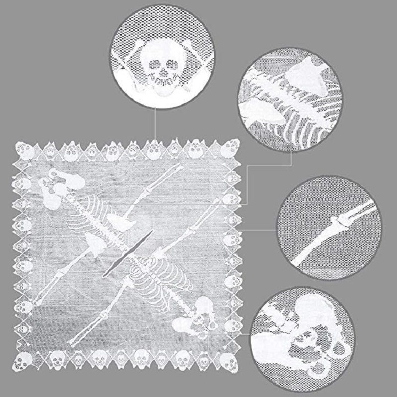 Funny Halloween Minimalist Skeleton Skull Costume Props Polyester Party Decorations|Party Supplies