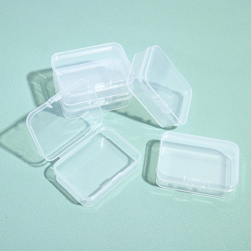 Transparent Small Plastic Jewelry Storage Box for Fish Hooks and Earplugs|Jewelry Storage Containers