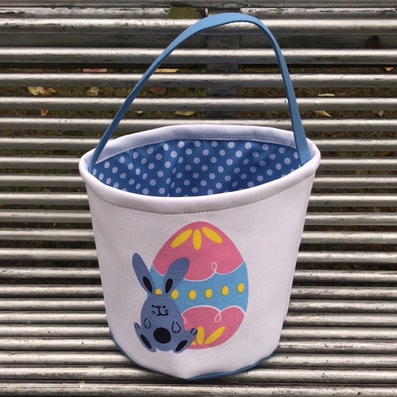 Minimalist Easter Rabbit Cloth Basket for Daily Use | Home Decor & Seasonal Accessories