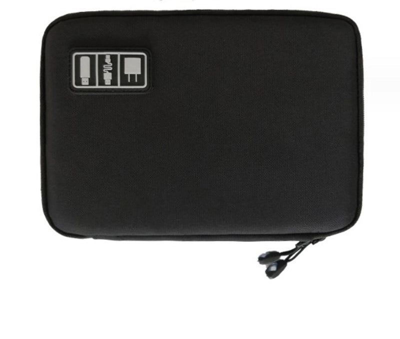 Vintage Solid Color Nylon Digital Organizer Pouch|Digital Storage Bags