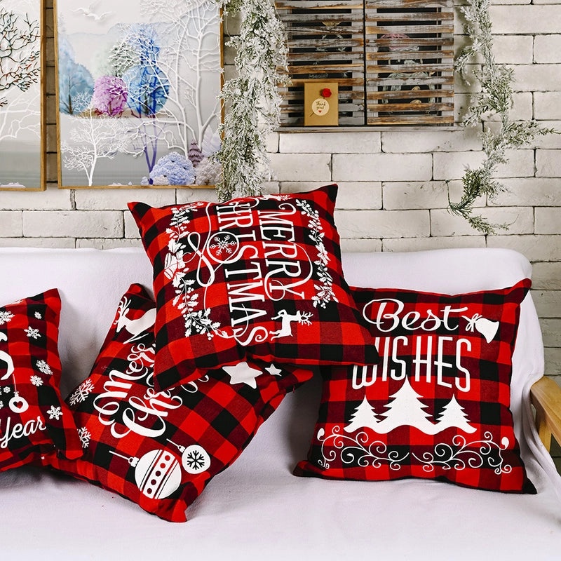 Festive Christmas Couch & Sofa Decorations for Holiday Home | Holiday Home Decor