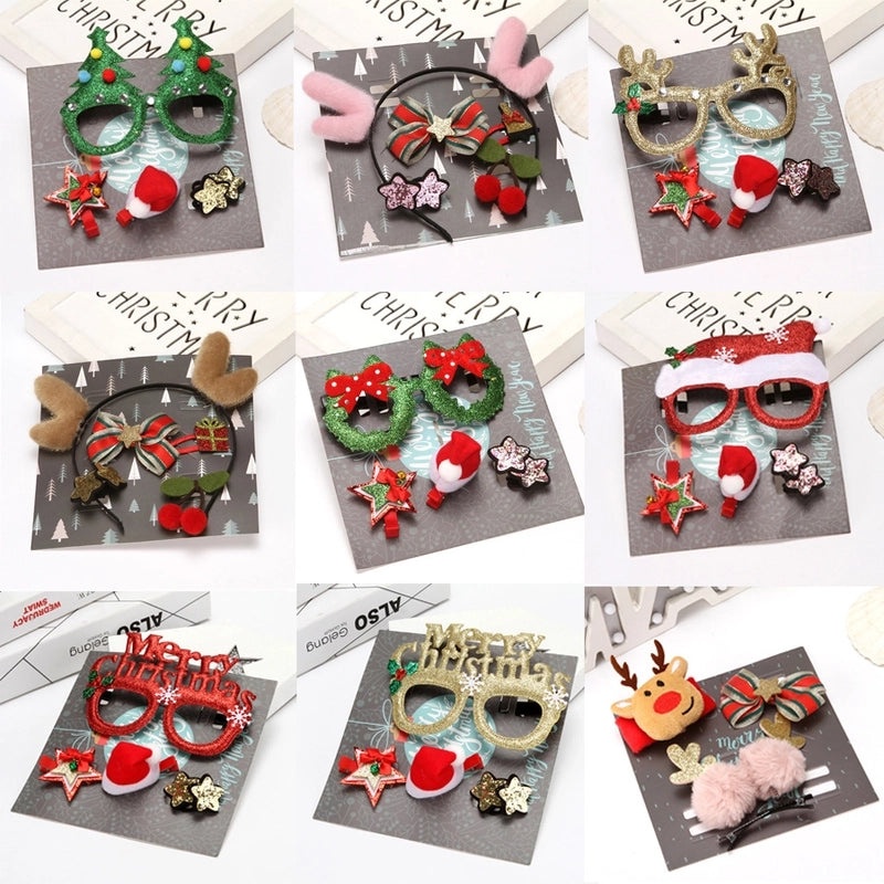 Festive Christmas Glasses Hairpin Accessories | Holiday Hair Accessories