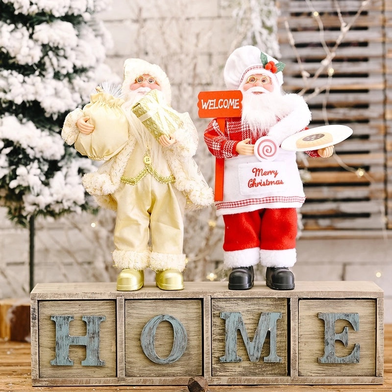 Christmas Cute Classic Plastic Table Ornaments for Festive Home Decor|Holiday Decorations