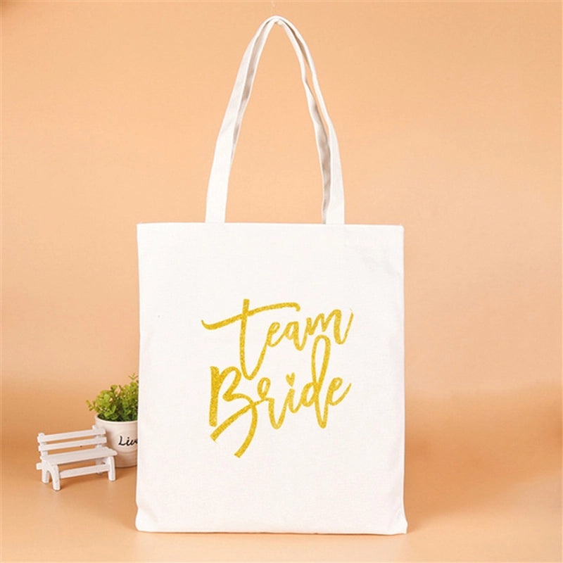 Personalized Linen Party Gift Bags with Letter Design|Party Supplies & Gift Wrapping