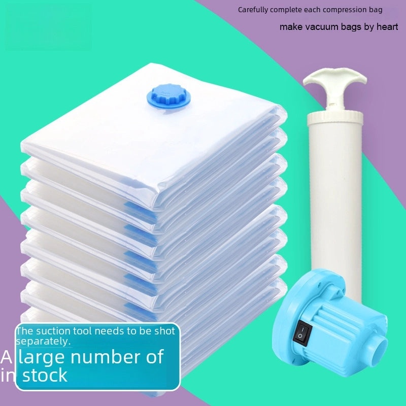 Vacuum Storage Bag for Quilts and Clothes Travel Compression Single Layer Suction Packing|Home Storage & Organization