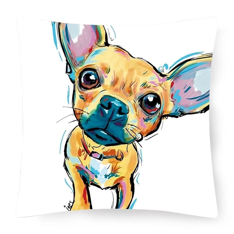 Adorable Country Style Cartoon Dog Plush Cushion|Home Decor Pillows