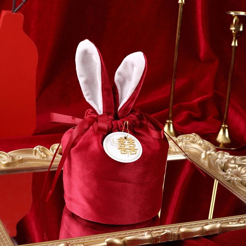 Velvet Rabbit Wedding Favor Bag 1pc | Wedding Accessories Gift Bags