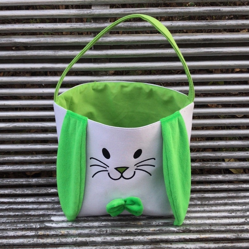 Minimalist Easter Rabbit Cloth Basket for Daily Use | Home Decor & Seasonal Accessories