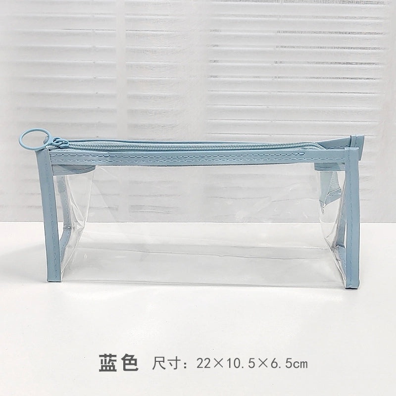 Transparent PVC Heart Storage Bag for Girls | Accessories Bags