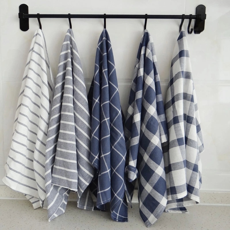 Mediterranean Blue Kitchen Tea Towel Decorative Napkin for Home and Dining|Kitchen Textiles