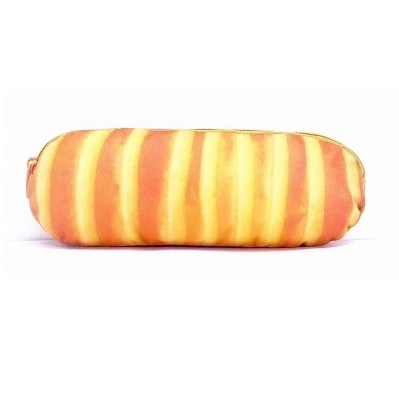 Korean Cute Bread Pencil Case Simple Fabric Stationery Bag Creative Storage Box for Female Students|Stationery & Office Supplies