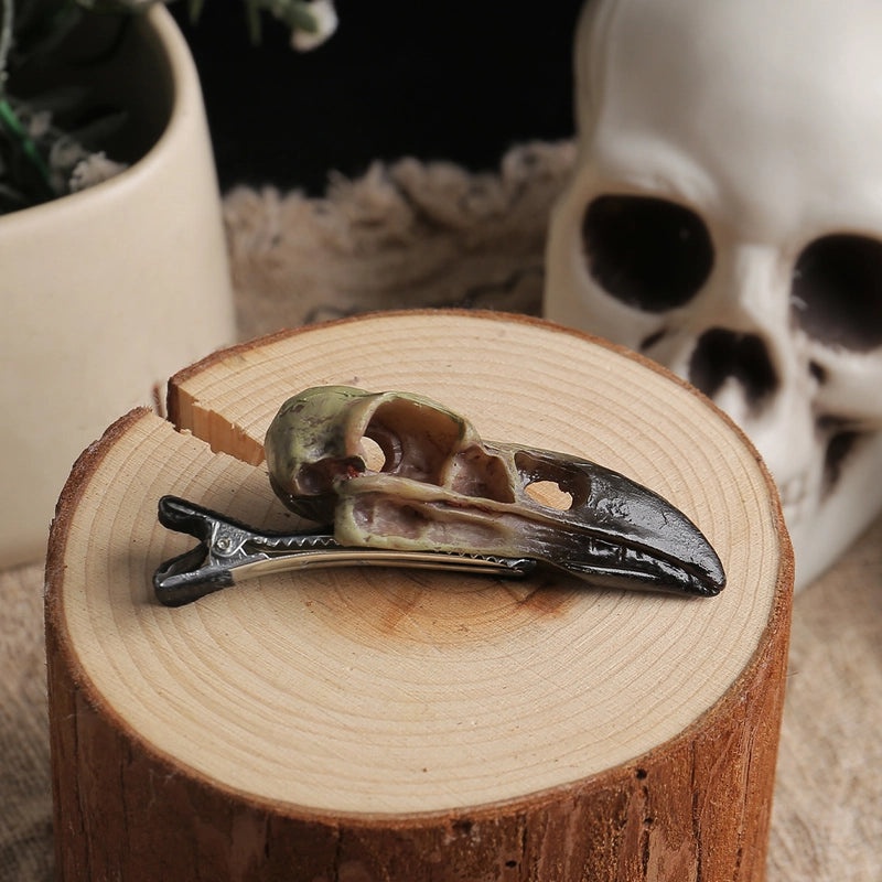 Halloween Crow Skull Resin Hairpin for Party Festival|Halloween Accessories