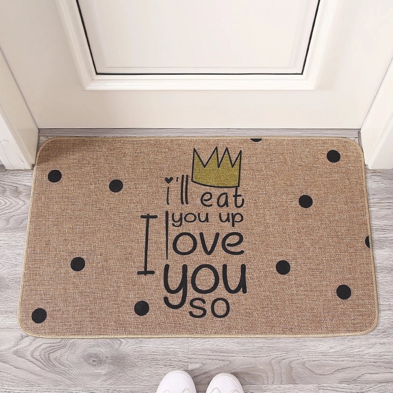 Saber Pattern Non-Slip Rubber Bathroom Mat Absorbent Entrance Floor Mat|Home & Living - Bathroom Accessories