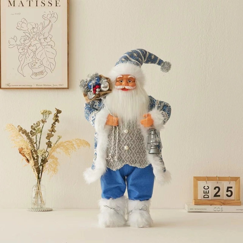 Festive Santa Claus PVC Christmas Party Decorations|Holiday Party Supplies