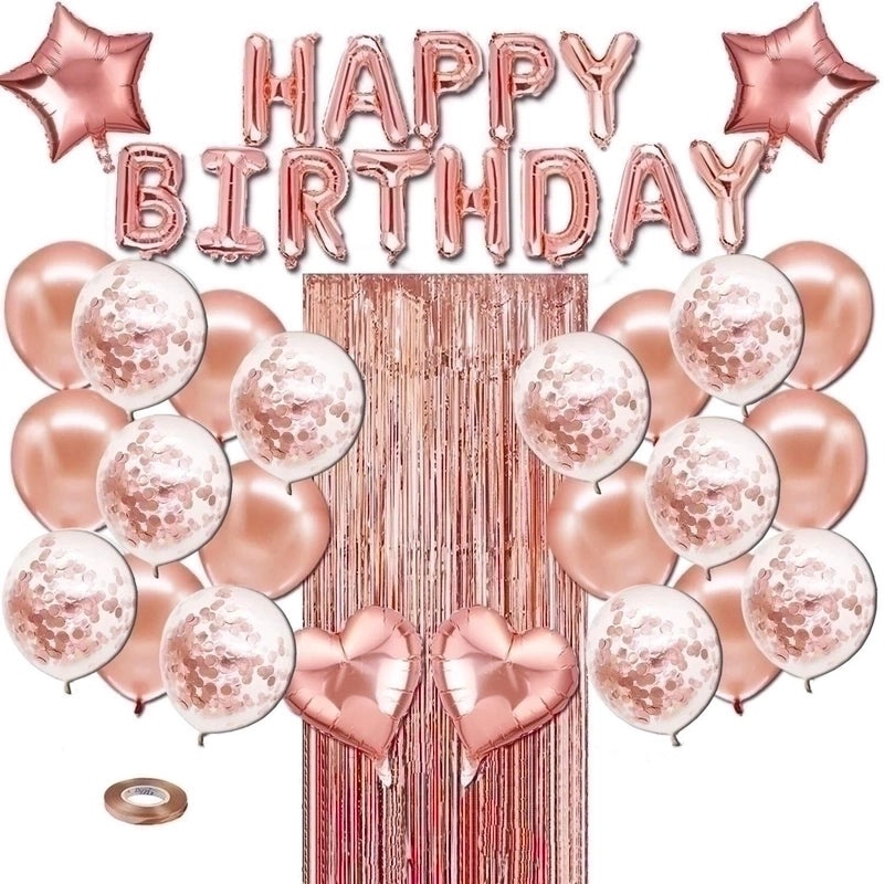 Birthday Sweet Letter Star Balloons Aluminum Foil Party Decoration Indoor Outdoor | Party Supplies Balloons