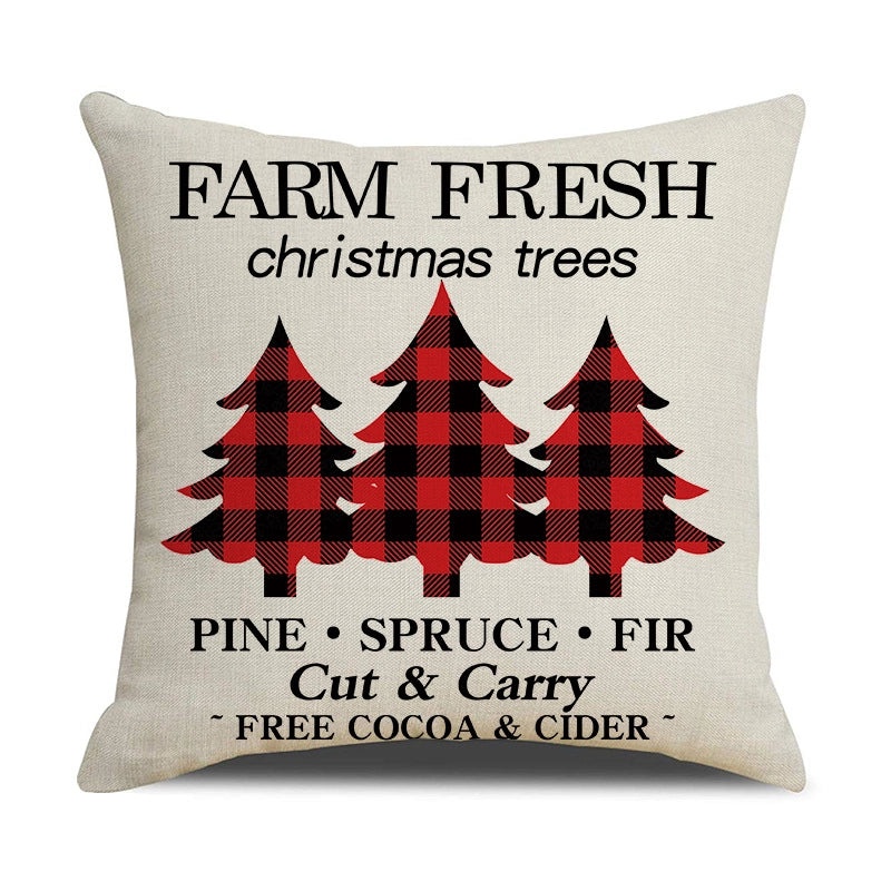 Stylish Elk Print Polyester Pillow Covers | Home Decor Pillows