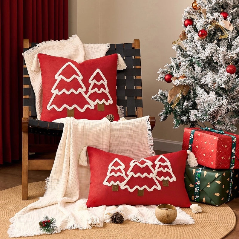 Festive Christmas Couch & Sofa Decorations for Holiday Home | Holiday Home Decor