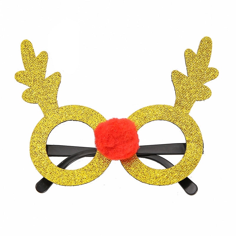 Festive Santa Claus Glasses Hairband for Christmas Halloween Valentine's Day Party|Accessories & Party Supplies