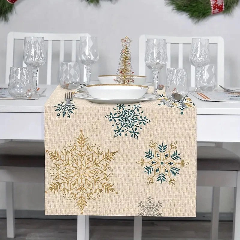 Adorable Cartoon Style Linen Tablecloth for Dining Room Decor|Home & Living Table Linens