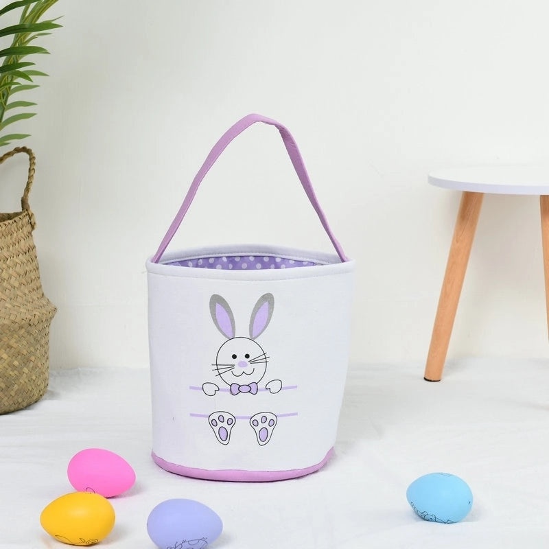 Minimalist Easter Rabbit Cloth Basket for Daily Use | Home Decor & Seasonal Accessories