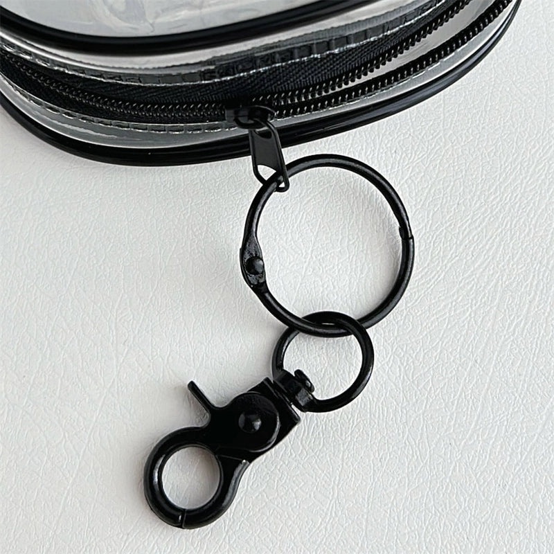 Minimalist Animal Print Solid Color PVC Makeup Pouch|Storage Bags & Organizers