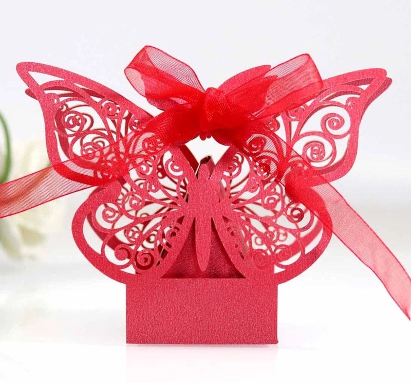 Iridescent Bow Knot Gift Bags 210g for Wedding Banquet|Gift Bags & Packaging