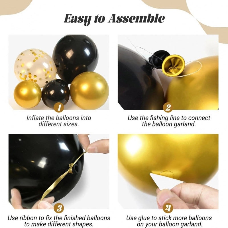 Festive Round Emulsion Balloons for Modern Party Decor|Party Supplies