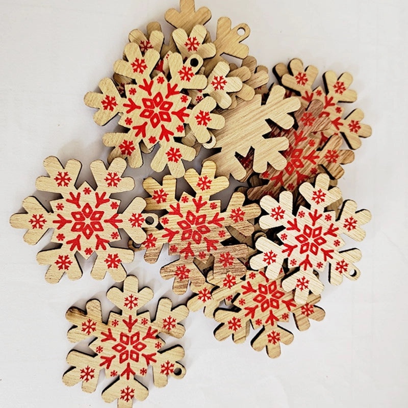 Creative Wooden Christmas Ornaments DIY Home Pendant Crafts Factory Direct | Home Decor & DIY Accessories