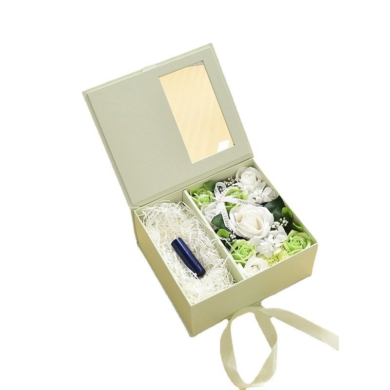 Transparent PVC Rose Gift Box with Window | Flower Gift Packaging