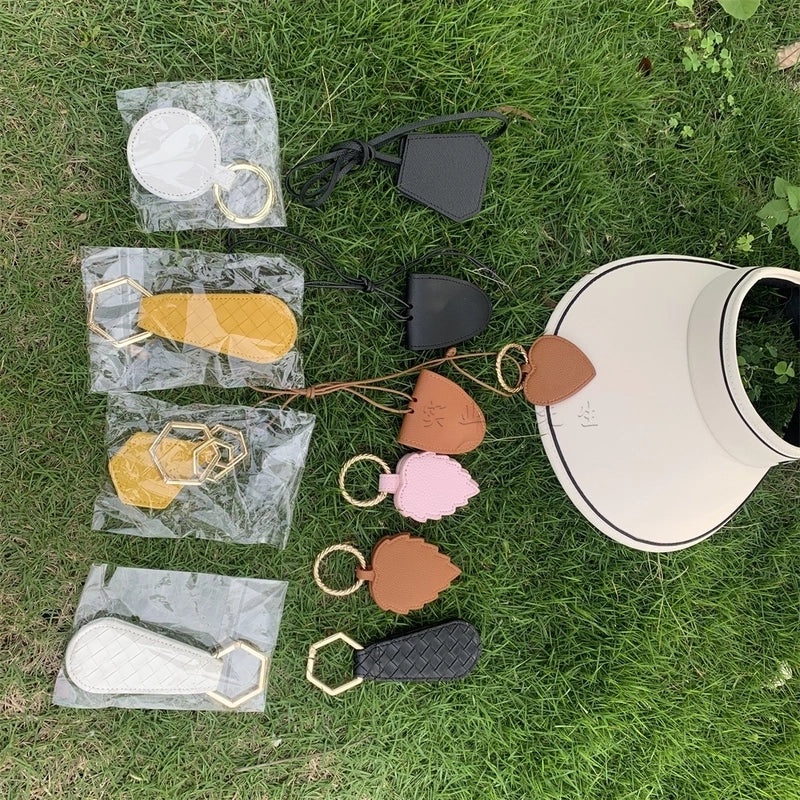 Golf Sun Hat Clip Magnetic Suction Pu Leather Portable Outdoor Sports Accessory|Outdoor Sports Accessories