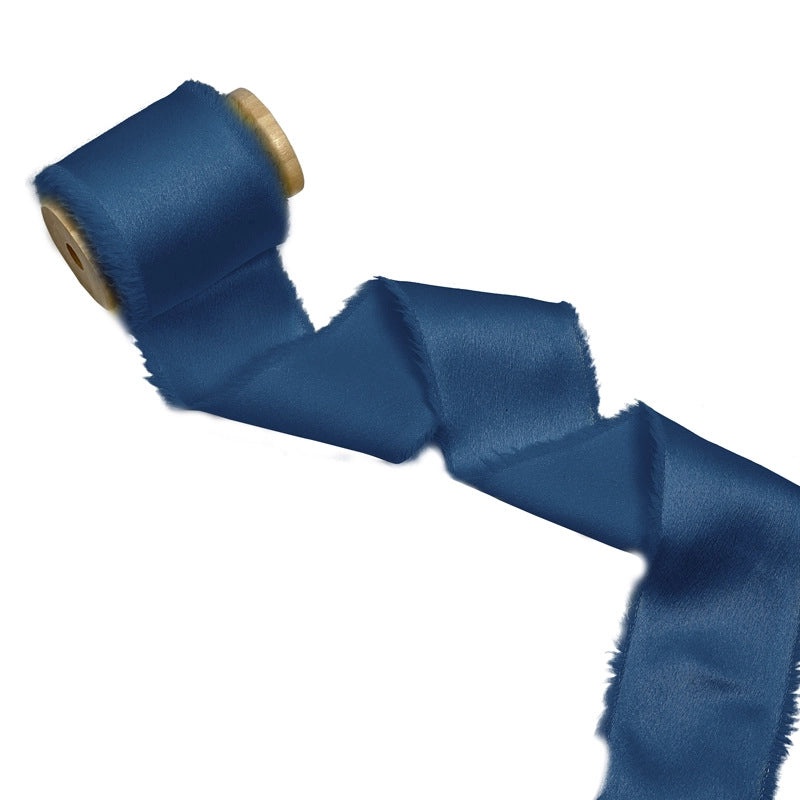 Soft Satin Hand-Torn Burlap Ribbon for Hair Flowers and Christmas Decoration|Craft Supplies & Ribbons