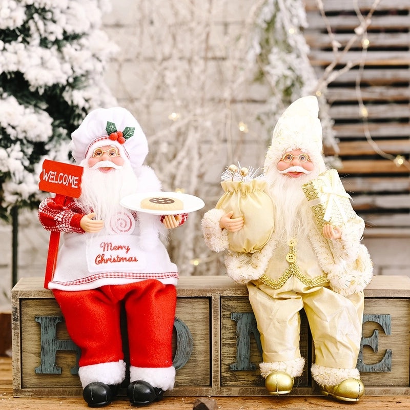 Christmas Cute Classic Plastic Table Ornaments for Festive Home Decor|Holiday Decorations