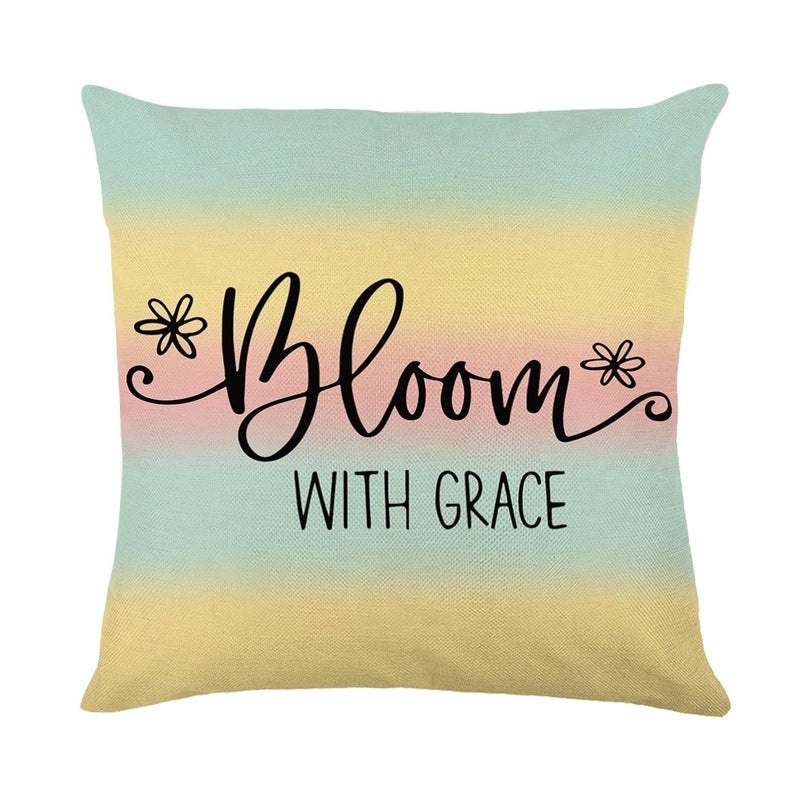 Summer Linen Pillow Covers in Minimalist Color Block Design|Home Decor Pillows