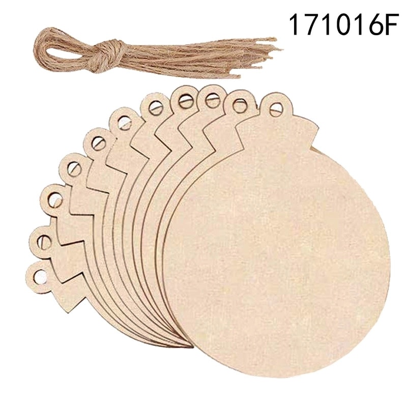 Wooden Boxwood Hanging Ornaments for Christmas Valentine’s Father’s Day Wedding Home Decor Crafts Birthday | Home Decor & Crafts