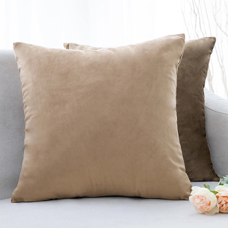 Stylish Solid Color Chemical Fiber Pillow Covers|Home Textiles & Bedding Accessories
