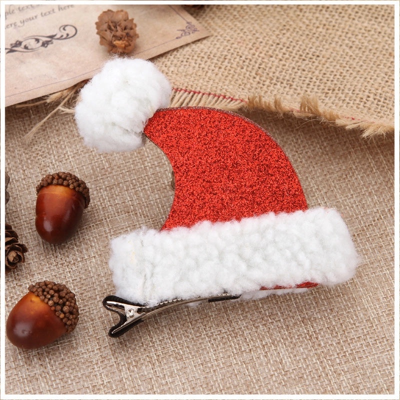 Christmas Sequin Hat Hair Clips for Adults and Kids|Hair Accessories