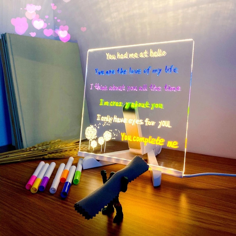 Minimalist Transparent Acrylic Indoor Night Light Set | Home Decor Lighting