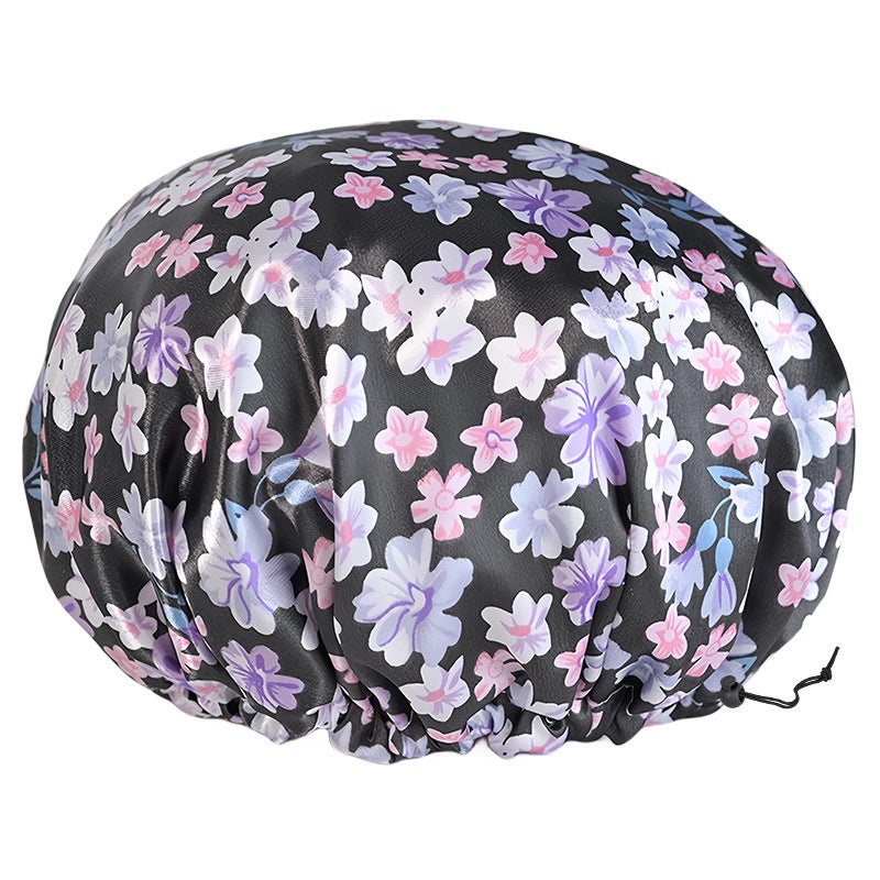 Adorable Fruit Patterned PE Shower Cap for Women|Shower Caps & Hair Care Accessories
