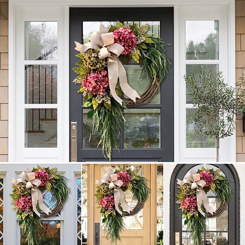 Rustic Farmhouse Artificial Garland for Front Door Decoration|Home Decor