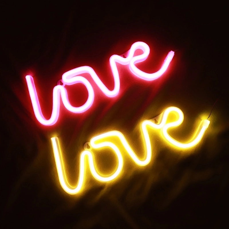 Valentine's Day Decorative Letter LED Light for Indoor Use 1 Piece|Home Decor & Lighting
