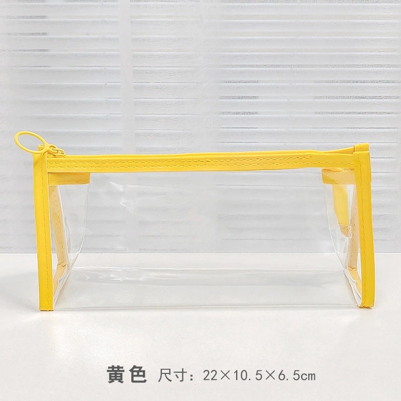 Transparent PVC Heart Storage Bag for Girls | Accessories Bags