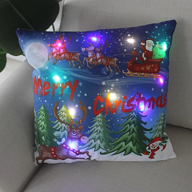 Christmas Santa Plush Pillow Covers|Home Decor Pillows