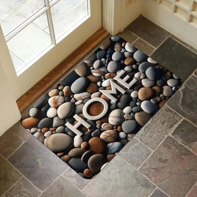 Casual Letter Pattern Diatomaceous Earth Bath Mat for Bathroom|Home & Living Accessories