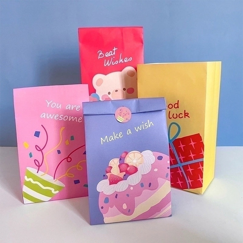 Cute Cartoon Paper Gift Bags Set for Party Favors | Party Supplies