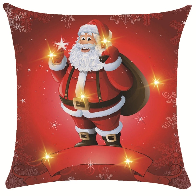 Festive Snowflake Throw Pillow Cover for Couch & Sofa | Home Decor Ornaments