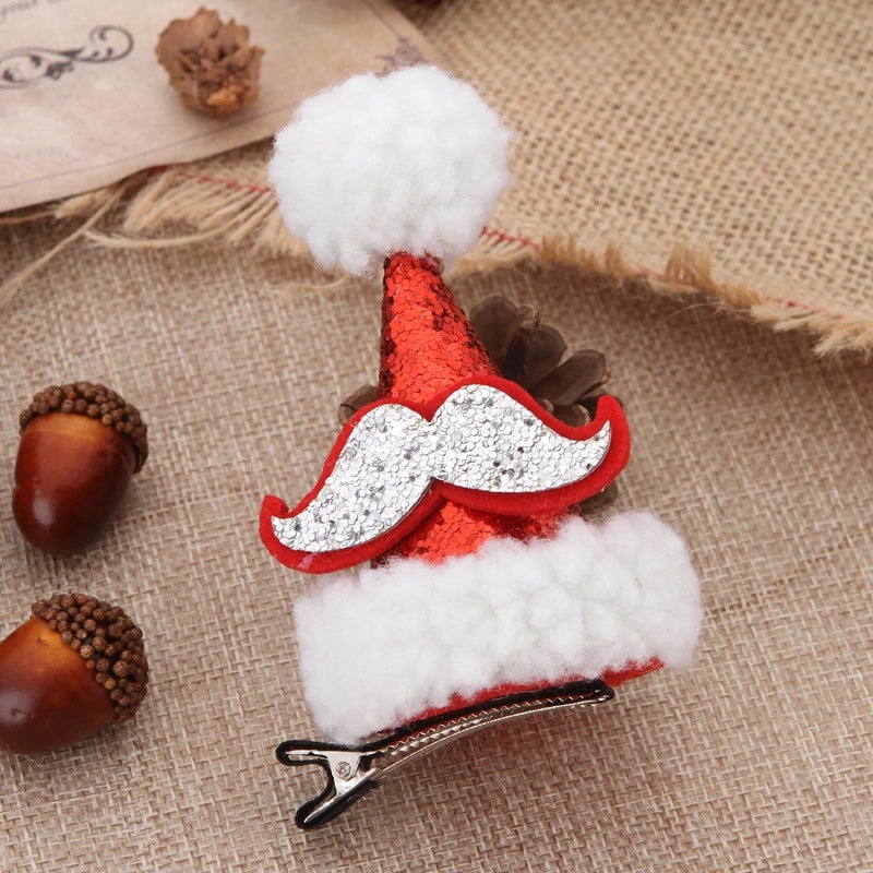 Christmas Sequin Hat Hair Clips for Adults and Kids|Hair Accessories
