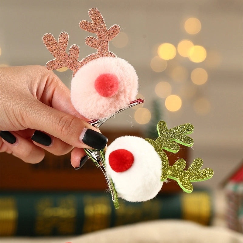 Christmas Reindeer Antler Hairpin for Kids | Christmas Accessories